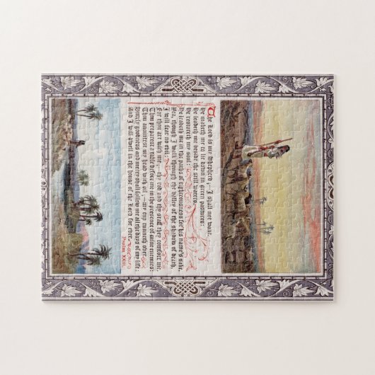 Psalm 23 Vintag Puzzle (Horizontal)
