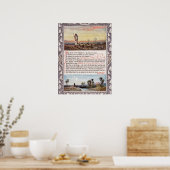 Psalm 23 Vintage Poster (Küche)