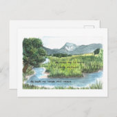 Psalm 23 visuelle Postkarte (Vorne/Hinten)