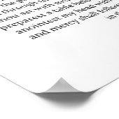 Psalm 23 Wall Art Printable Bible Verse Scripture Poster (Ecke)