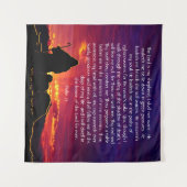 Psalm 23 wandteppich (Vorderseite (Horizontal))