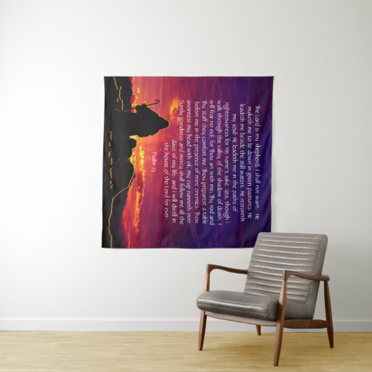 Psalm 23 wandteppich (Beispiel (Horizontal))