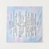 Psalm 23 wandteppich (Vorderseite (Horizontal))
