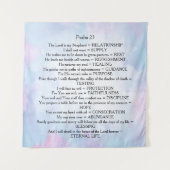 Psalm 23 wandteppich (Vorderseite)