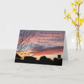 Psalm-24:18 Ermutigungs-Gruß-Karte Karte (Gelbe Blume)