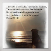 Psalm 24:1 poster (Vorne)
