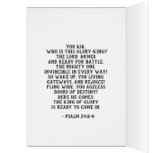Psalm 24:7-9 King of Glory, Bible Verse Card (Innen (Links))