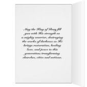 Psalm 24:7 Heben Sie Ihren Kopf, Sie Pforten Karte (Innen (Links))