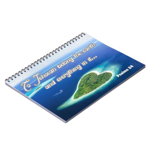 Psalm 24 notizblock (Linke Seite)