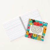 Psalm 25 14 Liebhaber des Verses der Gottes Christ Notizblock (Innenseite)