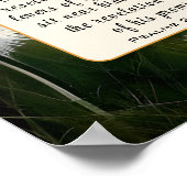 Psalm 25 14 Liebhaber des Verses der Gottes Christ Poster (Ecke)