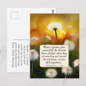 Psalm 25 14 Liebhaber des Verses der Gottes Christ Postkarte (Vorne/Hinten)