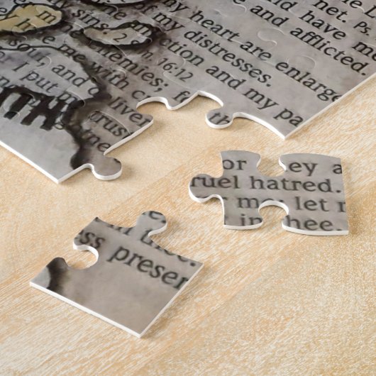 Psalm 25:4-5 - Bringen Sie mir Ihre Wege bei Puzzle (Seite)