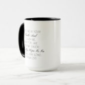 Psalm 25:5 Hope Bibelvers Tasse (Vorderseite Links)