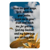 Psalm 25:6-7 magnet (Vertikal)