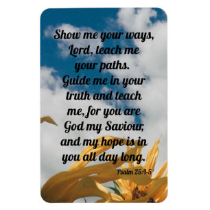 Psalm 25:6-7 magnet