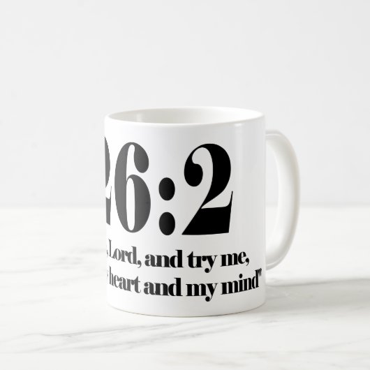Psalm-26:2 Kaffeetasse (VorderseiteRechts)