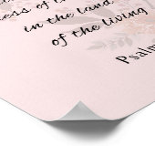 Psalm 27:13, Bibelverse Poster (Ecke)