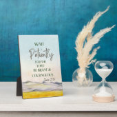 Psalm 27:14 fotoplatte (Seite)