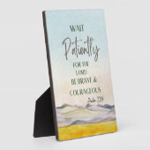 Psalm 27:14 fotoplatte (Seite)