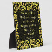 Psalm 27:14 fotoplatte (Seite)