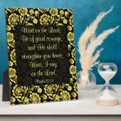 Psalm 27:14 fotoplatte (Seite)