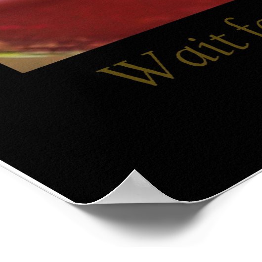 PSALM 27:14 Poster (Ecke)