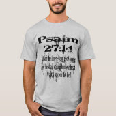 Psalm 27:14 T-Shirt (Vorderseite)