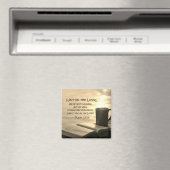 Psalm 27:14 Warten Sie auf den Herrn, Bibelverse Magnet (In Situ (Geschirrspüler))