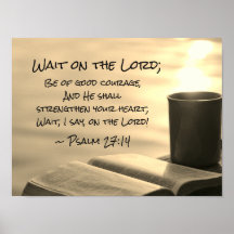 Psalm 27:14 Warten Sie auf den Herrn, Bibelverse