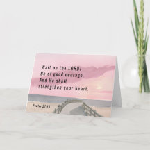 Psalm 27:14 Warten Sie auf den Lord Bible Verse Oz