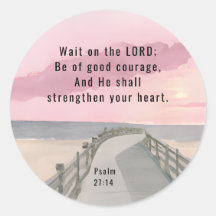 Psalm 27:14 Warten Sie auf den Lord Bible Verse Oz