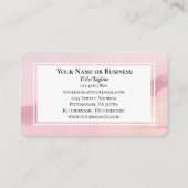 Psalm 27:14 Warten Sie auf den Lord Bible Verse Oz Visitenkarte (Rückseite)