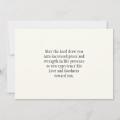 Psalm 27:14 Warten Sie auf der LORD Bible Verse Fl (Rückseite)