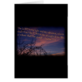 Psalm 27:1 bei Morgengrauen