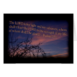 Psalm 27:1 bei Morgengrauen
