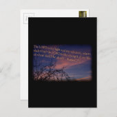Psalm 27:1 bei Morgengrauen Postkarte (Vorne/Hinten)
