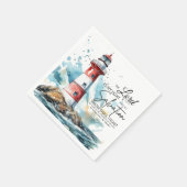 Psalm 27:1 Bibel LORD ist mein Licht und meine Erl Serviette (Ecke)