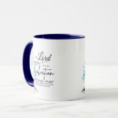 Psalm 27:1 Bibel LORD ist mein Licht und meine Erl Tasse (Vorderseite Links)