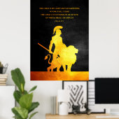 Psalm 27:1 Bibelverse Poster (Heimbüro)
