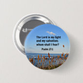 Psalm 27:1 button (Vorne & Hinten)