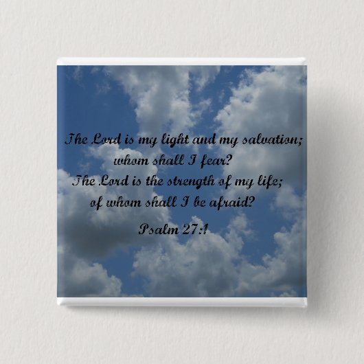Psalm 27:1 button (Vorderseite)