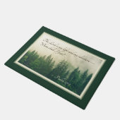 Psalm 27:1 Der Herr ist mein Licht und meine Erret Fußmatte (Schrägansicht)