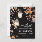 Psalm 27:1 Der Herr ist meine Lichtbibel-Flachkart (Vorderseite)