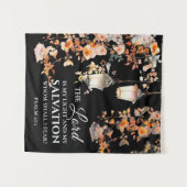 Psalm 27:1 Der Herr ist meine Light & Salvation Bi Wandteppich (Vorderseite (Horizontal))