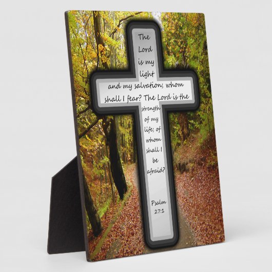 Psalm 27:1 fotoplatte (Seite)