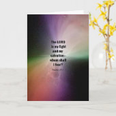 Psalm 27:1 karte (Gelbe Blume)