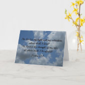 Psalm 27:1 karte (Gelbe Blume)