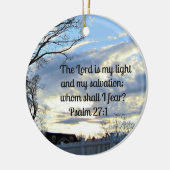 Psalm 27:1 keramikornament (Links)