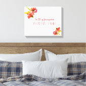 Psalm 27:1-Lord, der gestreiften Leinwand drucken (Insitu (Schlafzimmer))